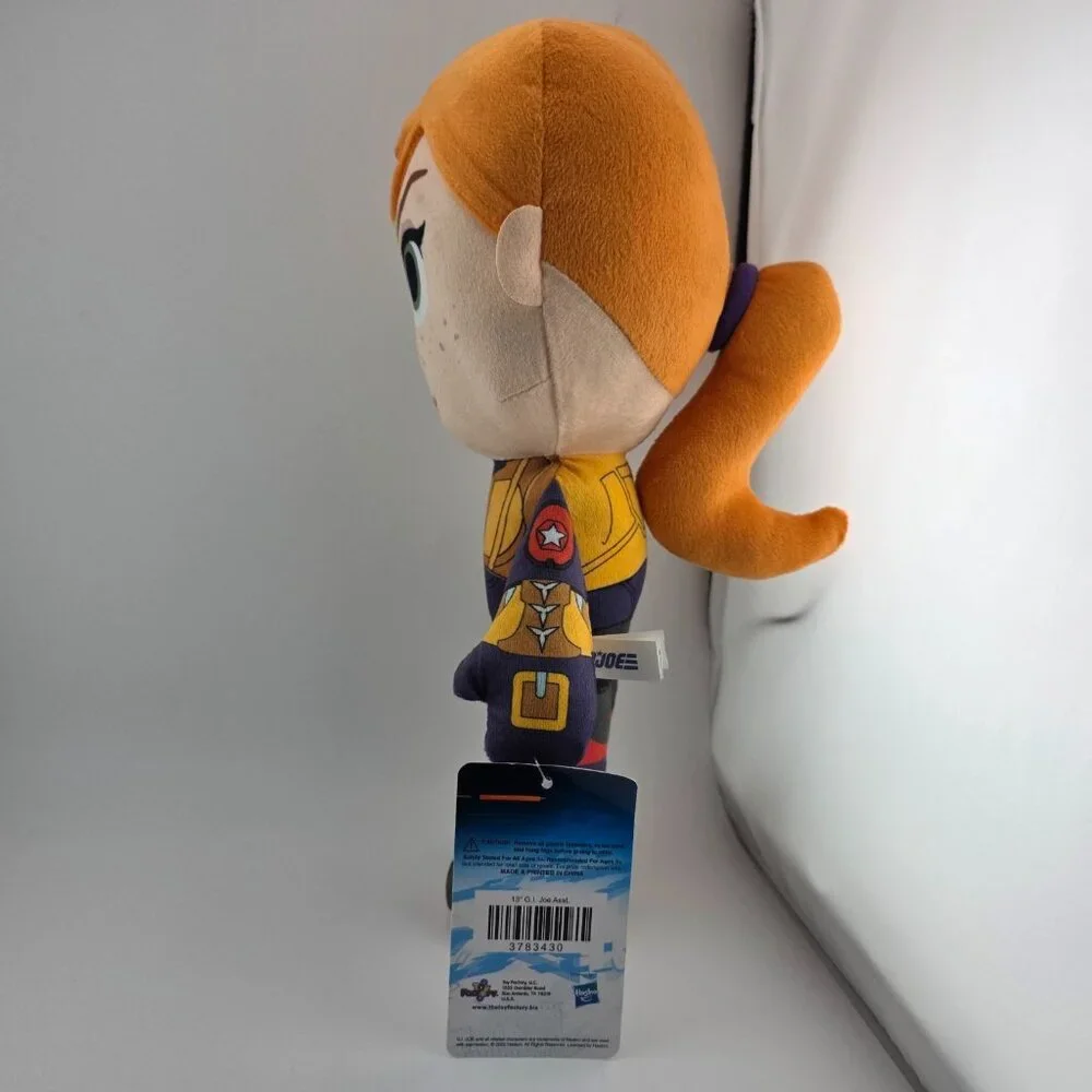 2022 Hasbro GI Joe Kids Multicolor Scarlett Stuffed Plush Animator Doll Toy‎ NWT